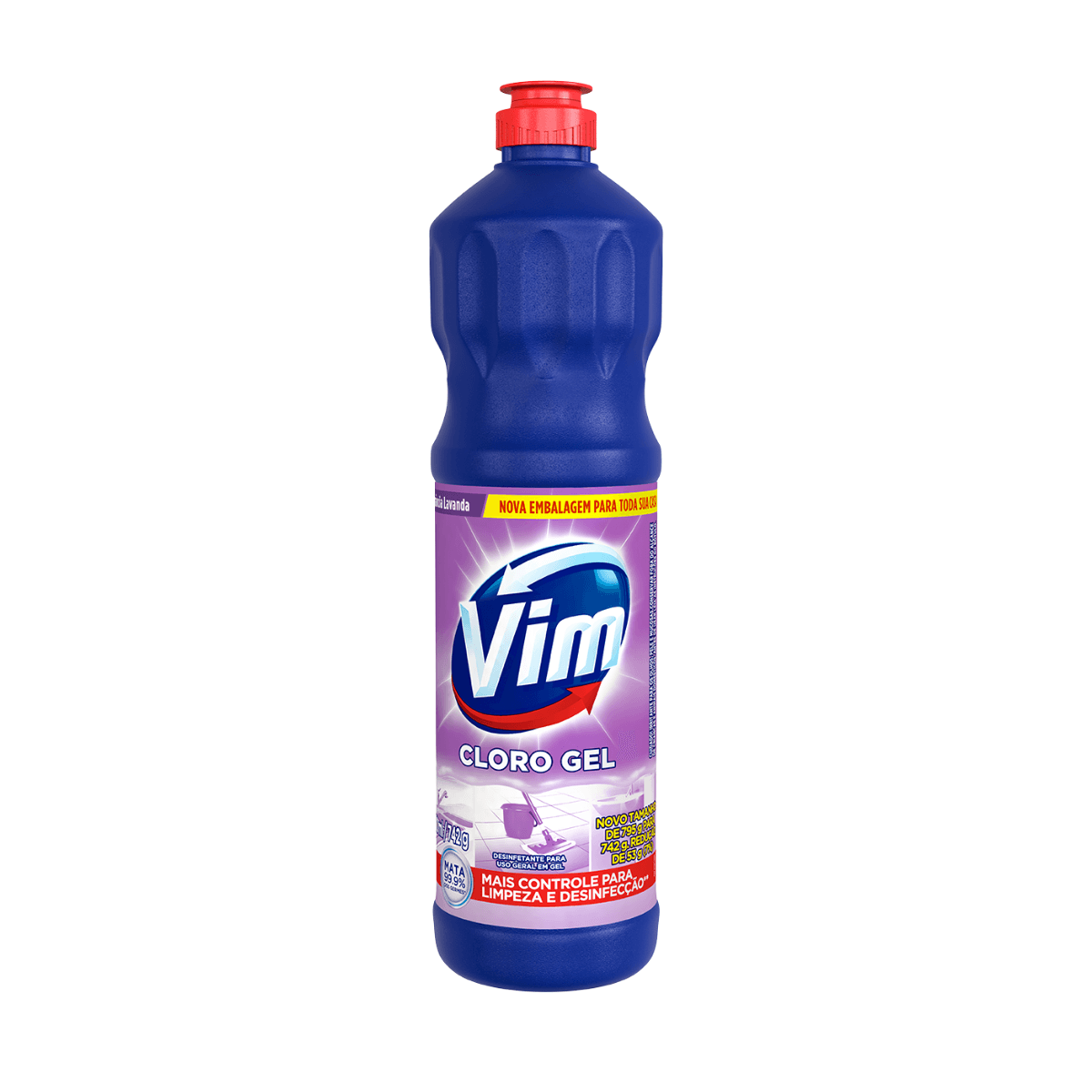 Desinfetante Cloro Gel Lavanda 700ml Vim